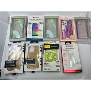 Lot of 9 Various iPhone Phone Cases~Sonix, Otterbox, Case Mate, heyday etc~NEW